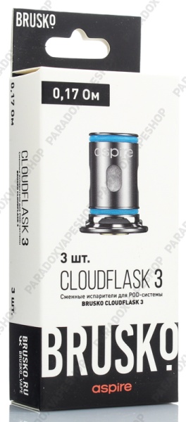 Испаритель Brusko Cloudflask 3 0.17 Ом