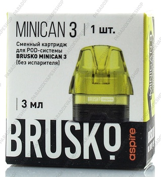 Картридж BRUSKO MINICAN 3 Желтый 3мл